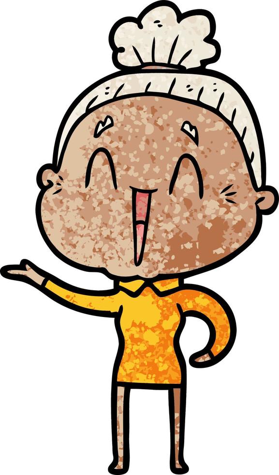 Vector woman character in cartoon style