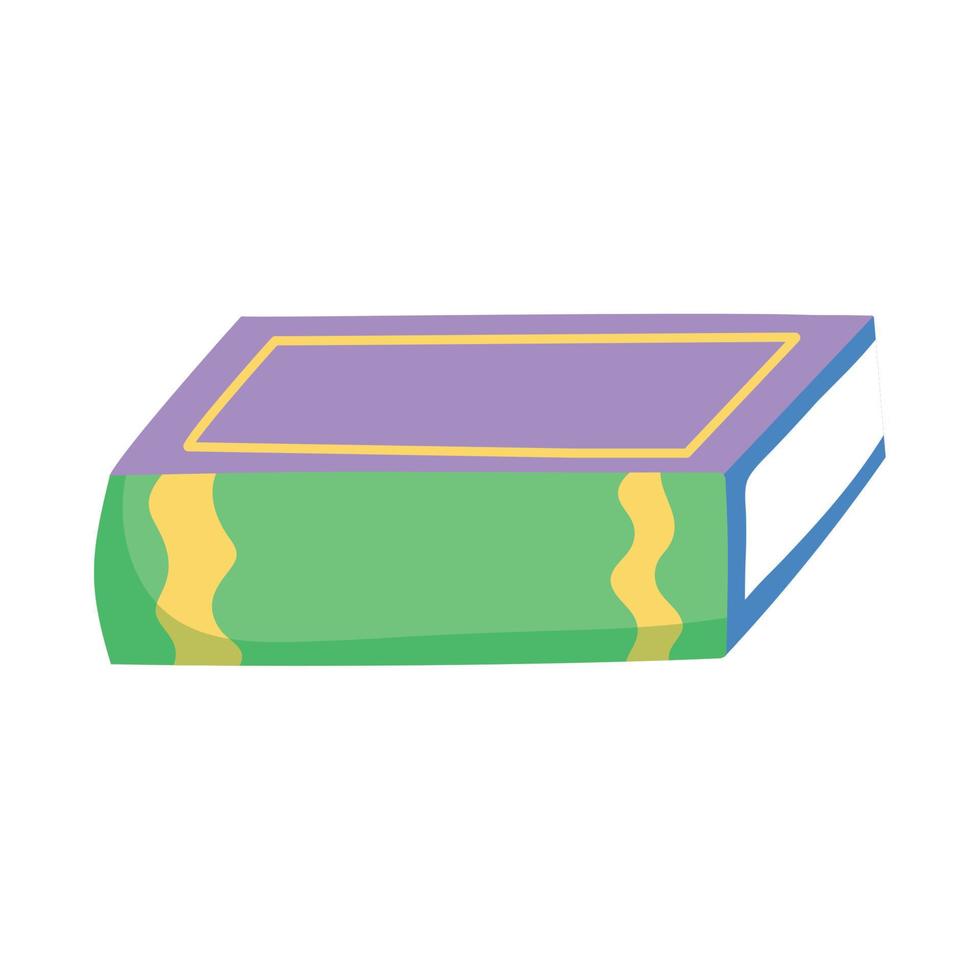 book day, hardback book literature isolated icon vector