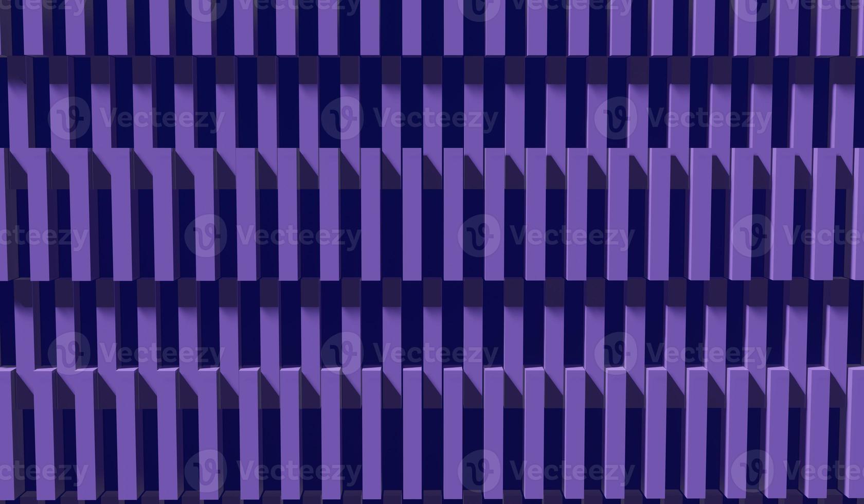 Abstract background image using blue mood purple on purple chair 3D rendering. photo