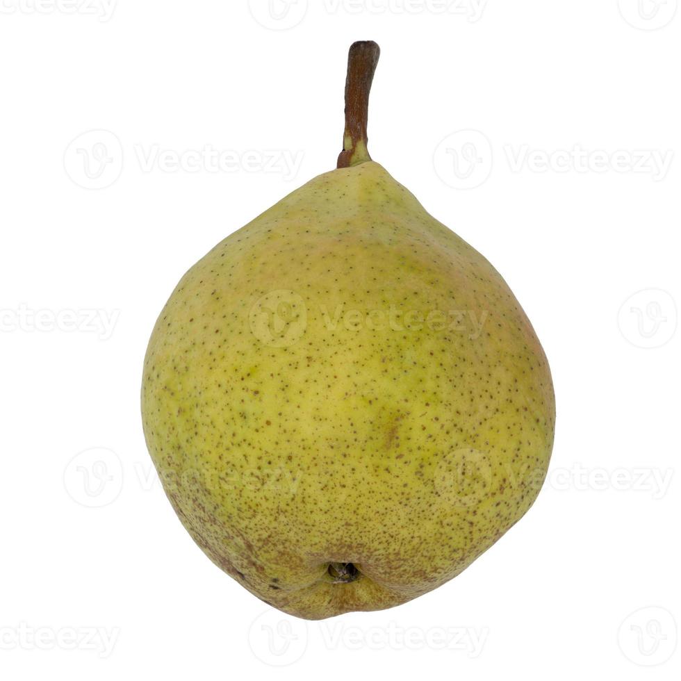 Fruit pear shape isolated on white background photo