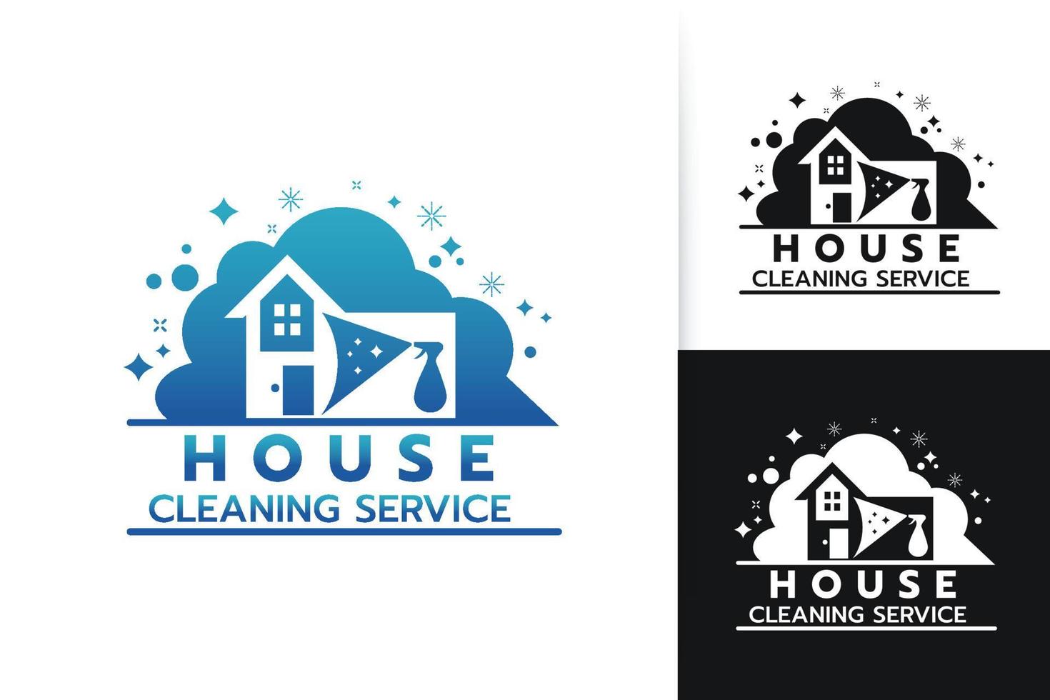 House Cleaning Service Logo vector