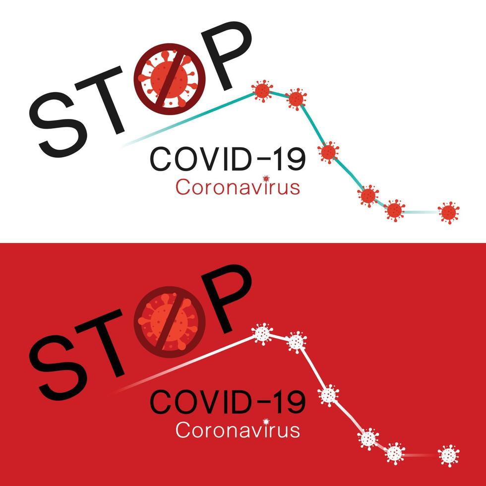 Stop Corona Virus Vector illustration