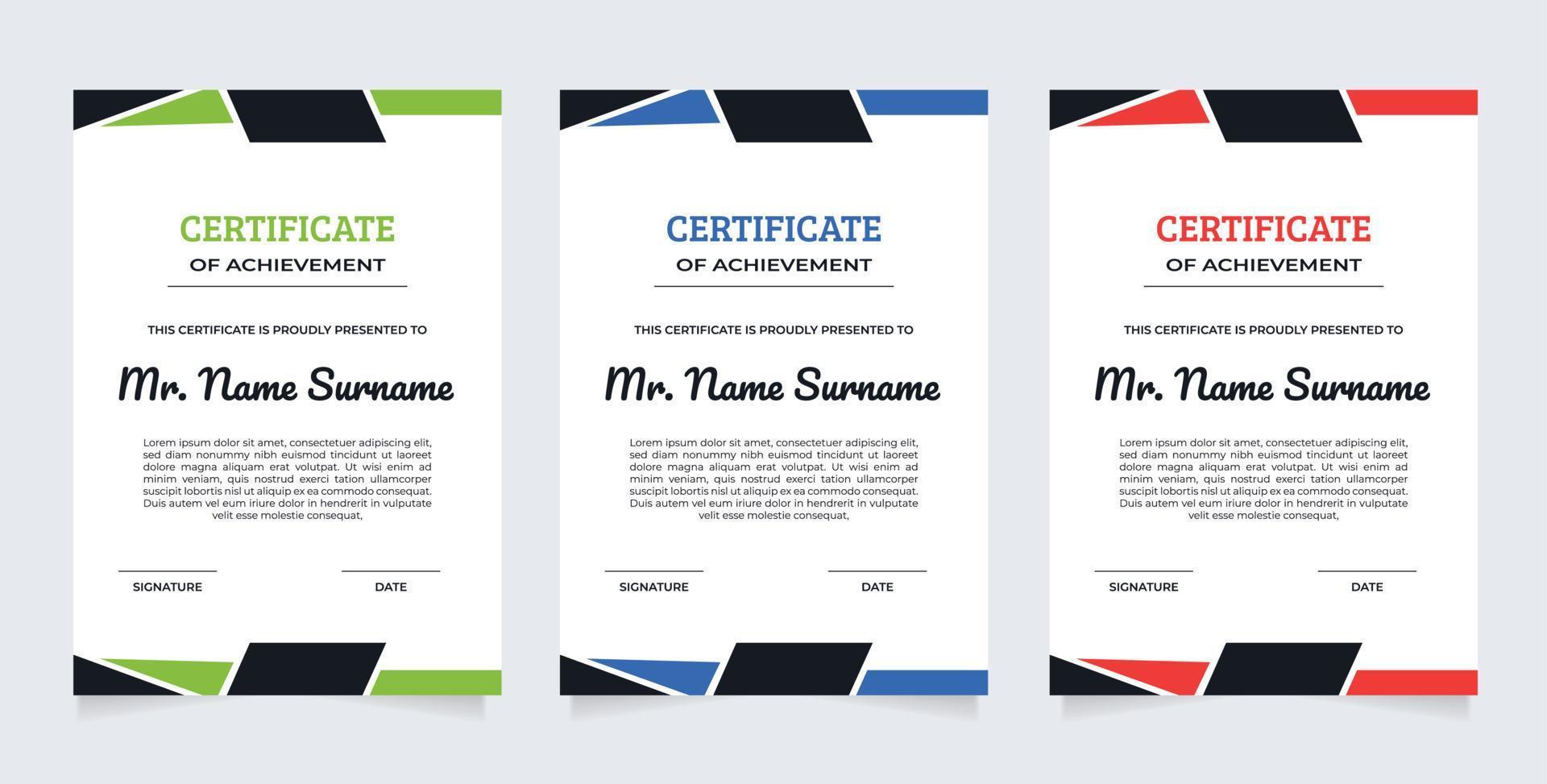 Certificate template with flow line ornament textured background vector