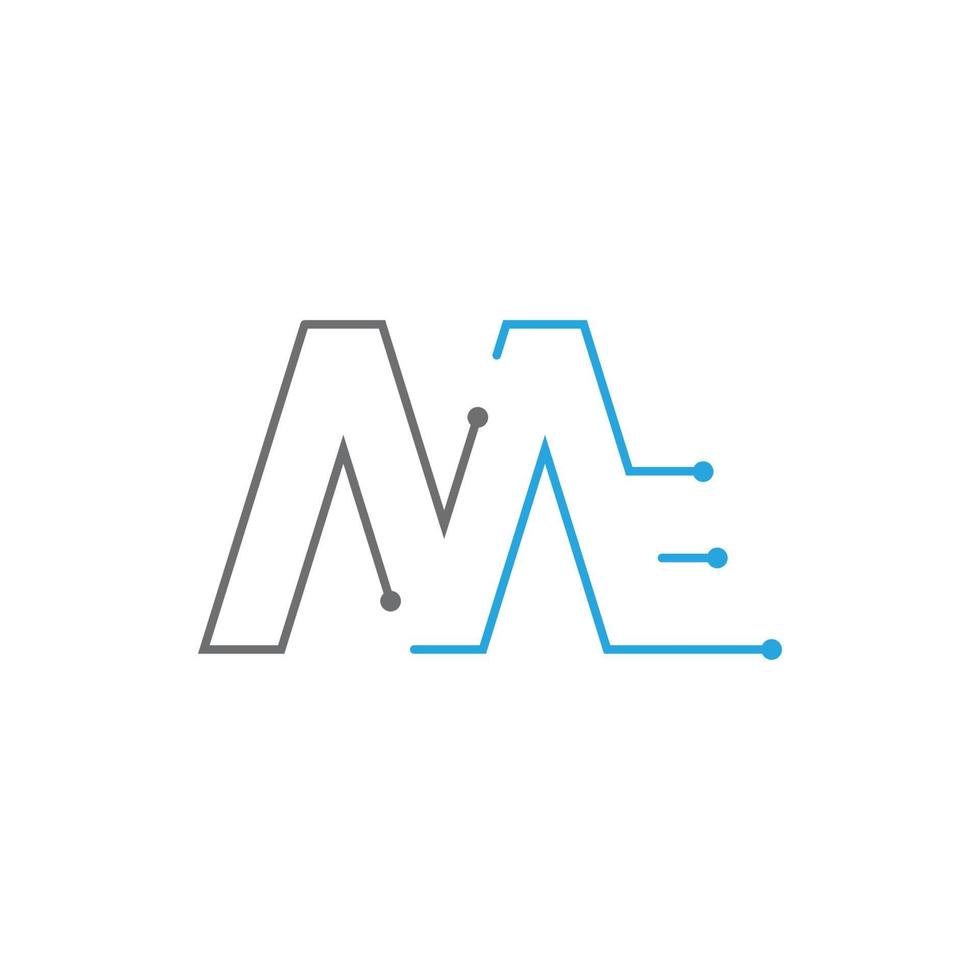 M Letter icon Template vector