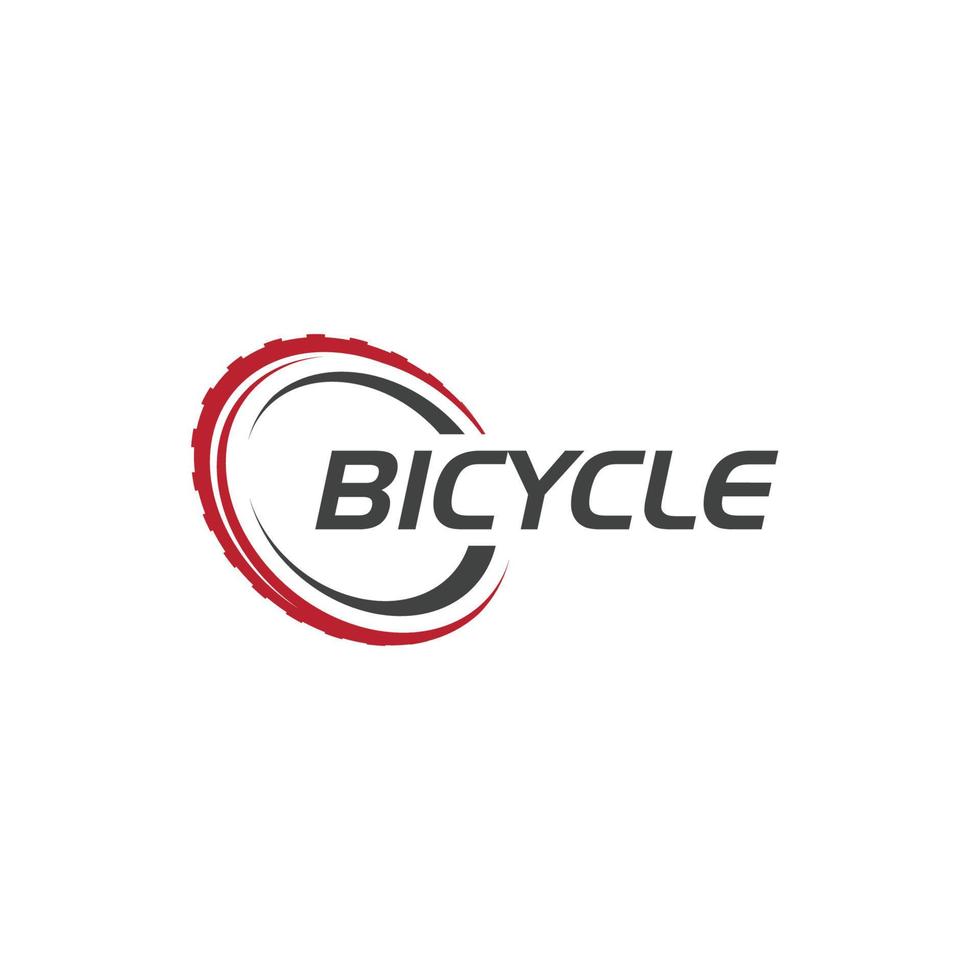 diseño de ilustración de icono de vector de bicicleta