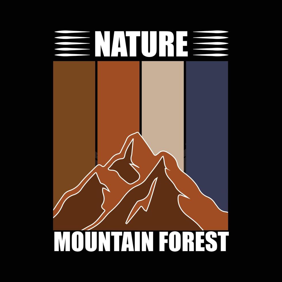 Camping T-shirt design vector