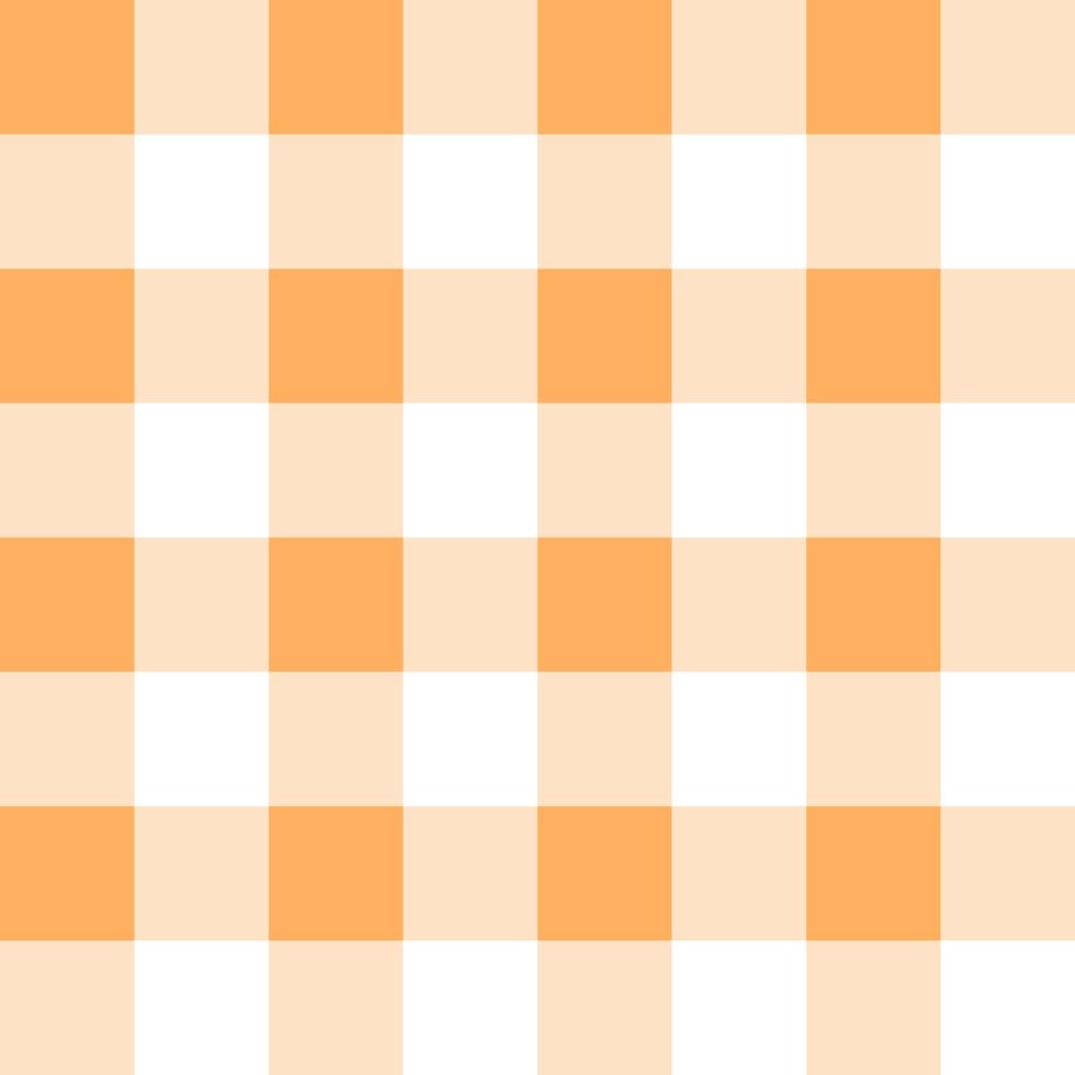 Tela escocesa naranja sin costuras para camisas, mantas, manteles, fundas u otros artículos de moda. la vida cotidiana y la impresión de textiles para el hogar vector