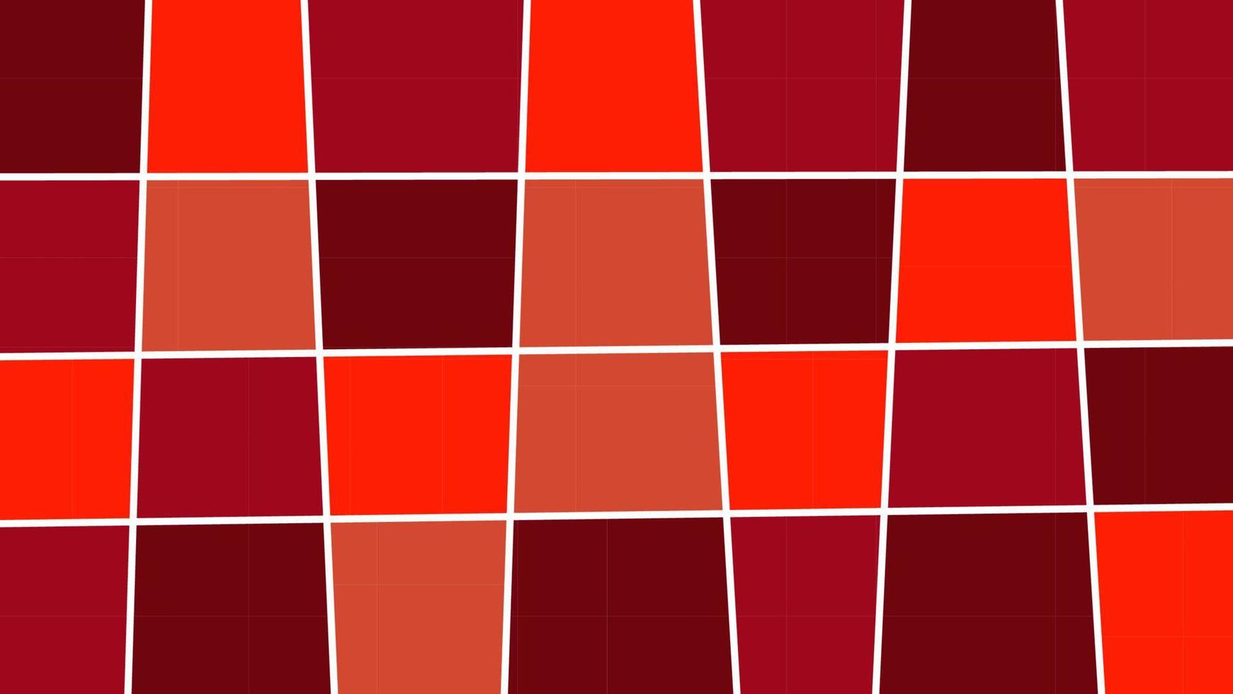 fondo de patrón cuadrado rojo abstracto con forma geométrica para diseño gráfico moderno vector