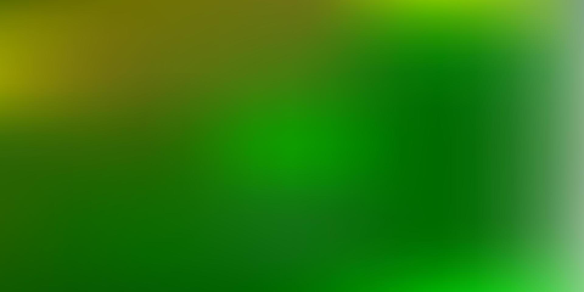Light green, yellow vector gradient blur drawing.