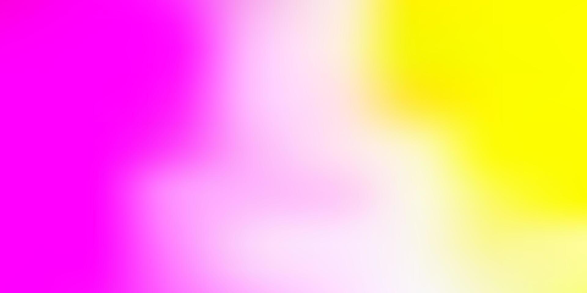 Light pink, yellow vector blur pattern.