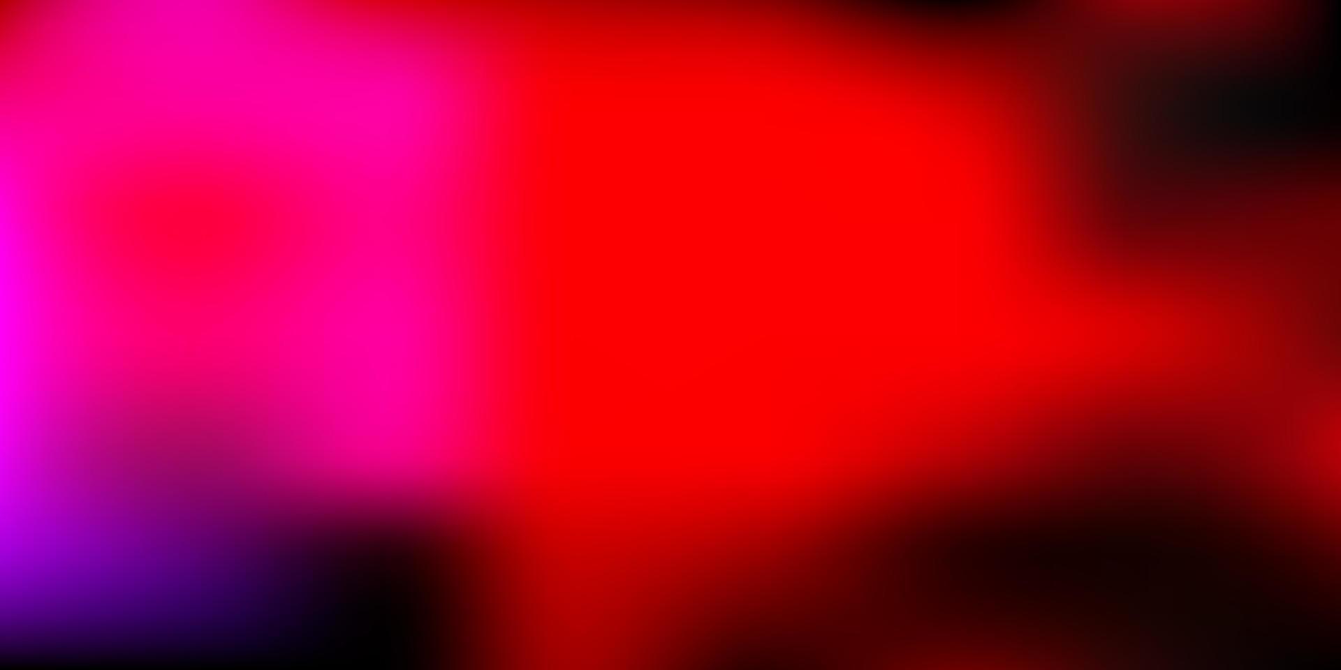 Dark pink, yellow vector blur background.