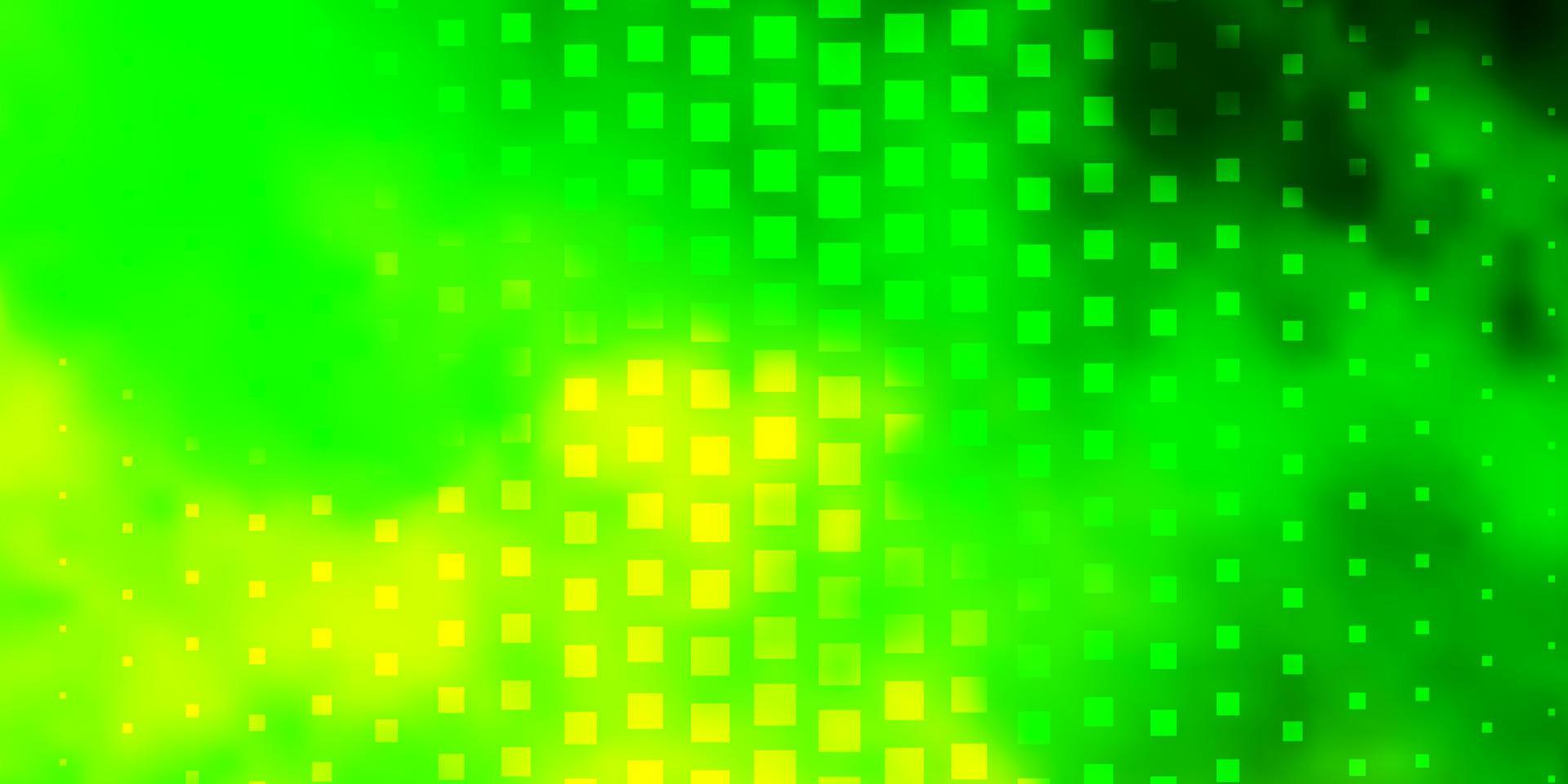 Light Green, Yellow vector layout with lines, rectangles.