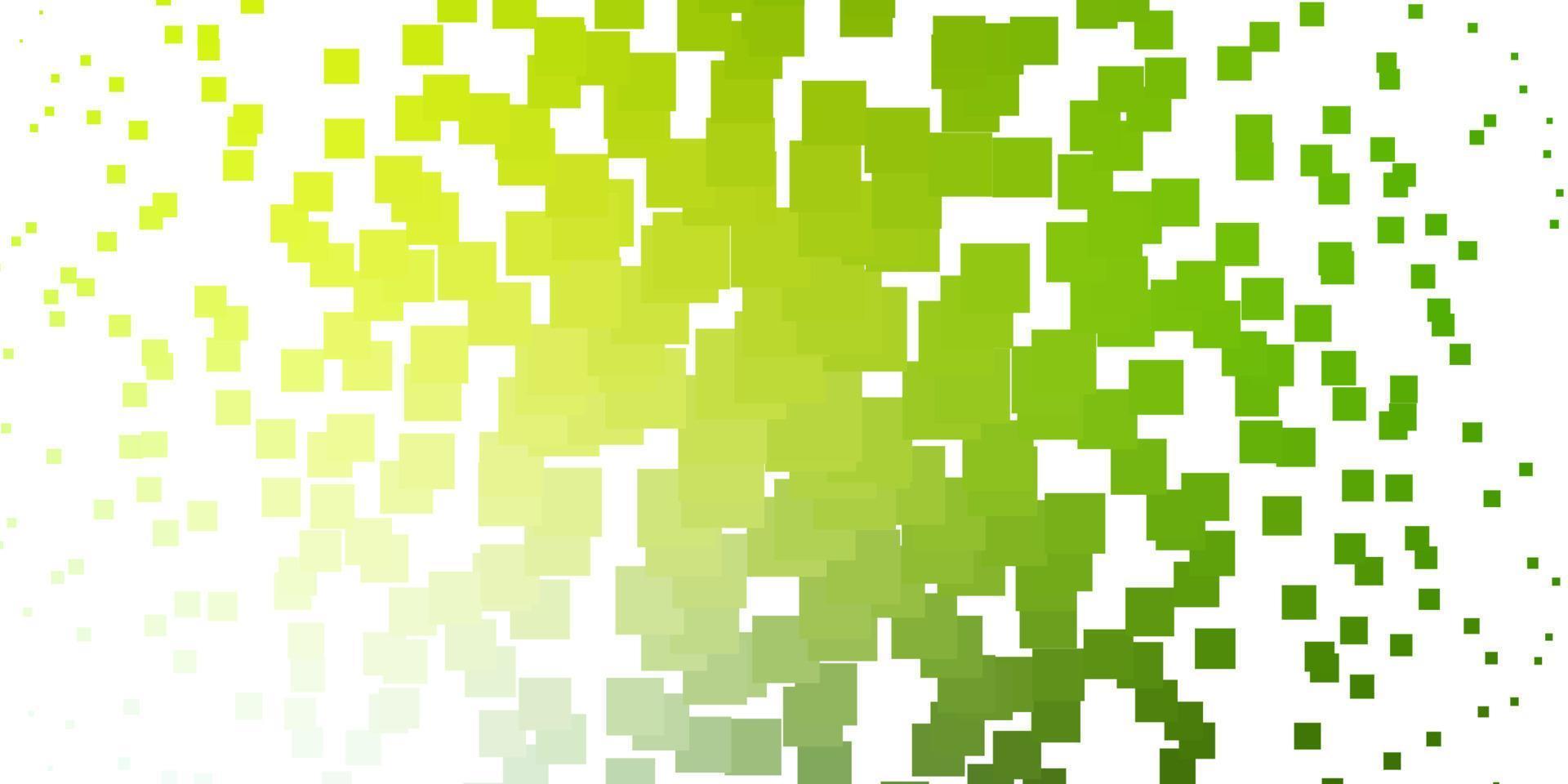 Light Green, Yellow vector pattern in square style.