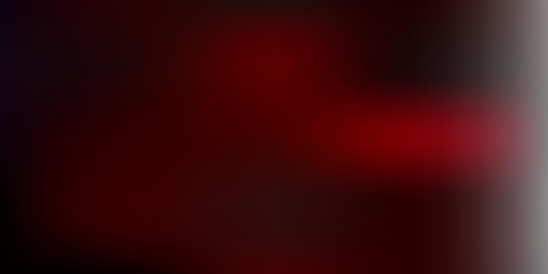 Dark pink, red vector abstract blur backdrop.