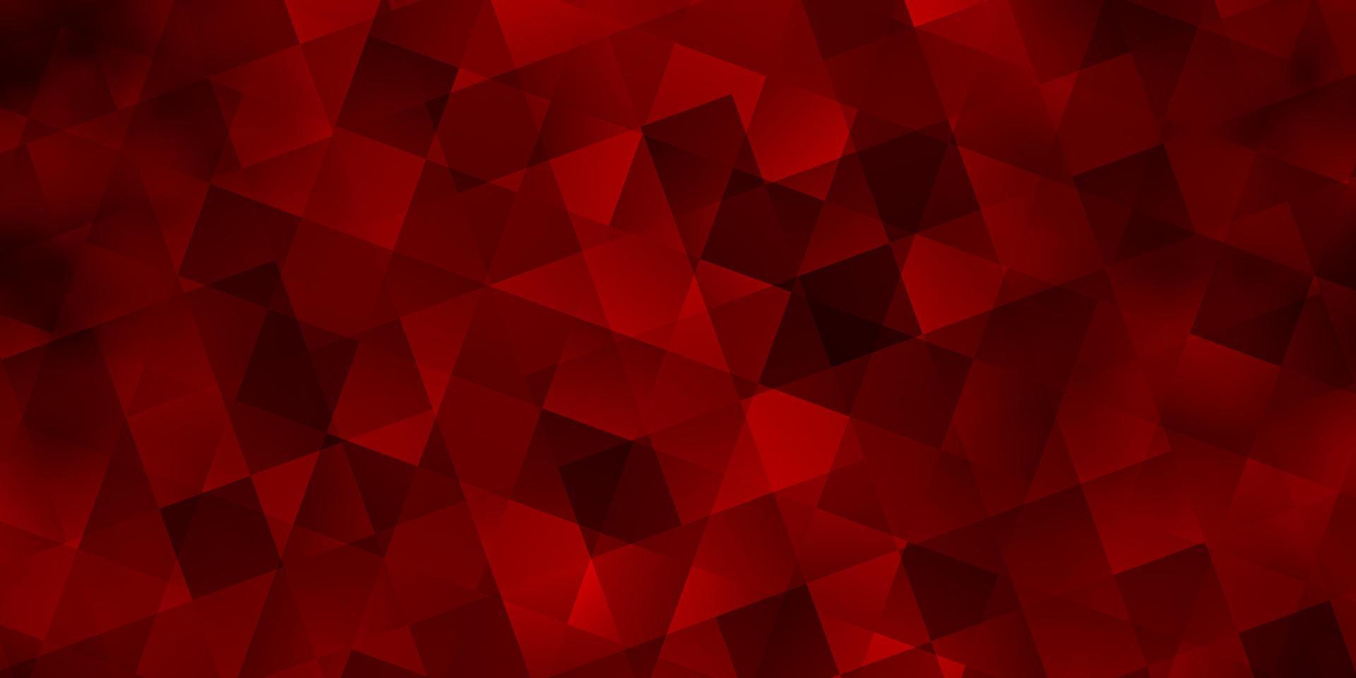 Light Red vector texture with poly style with cubes.