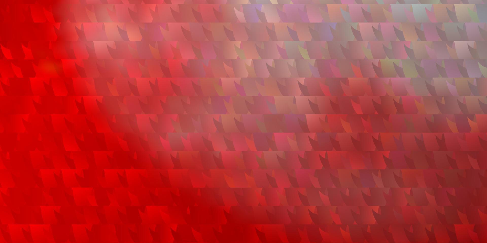 Light Red vector background with triangles.