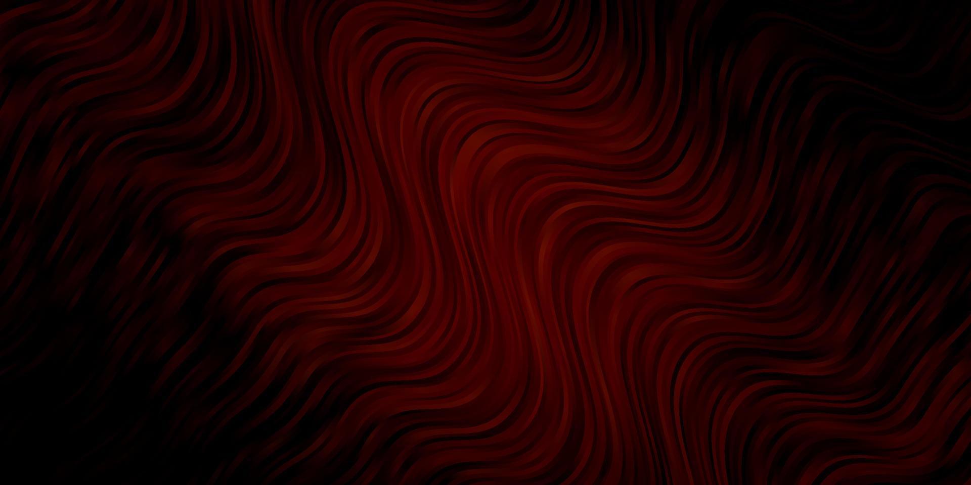 Dark Orange vector background with lines.