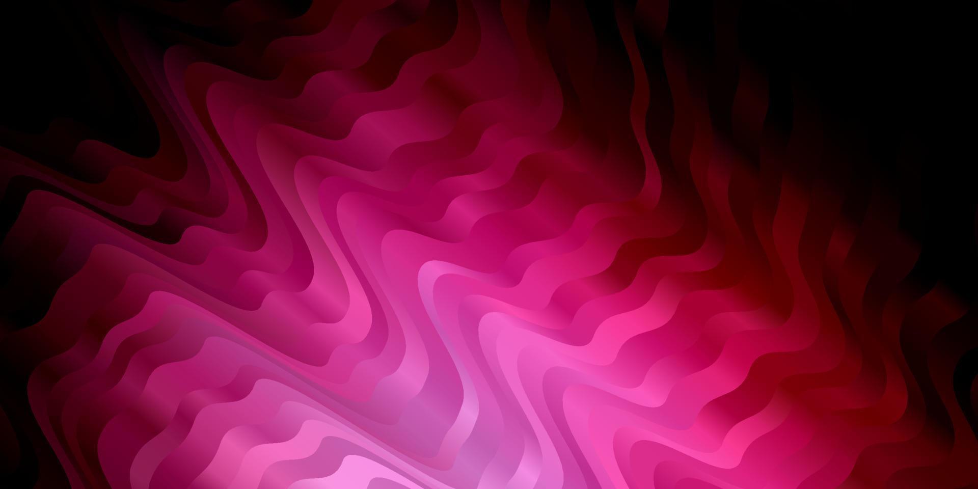 Dark Pink vector template with wry lines.