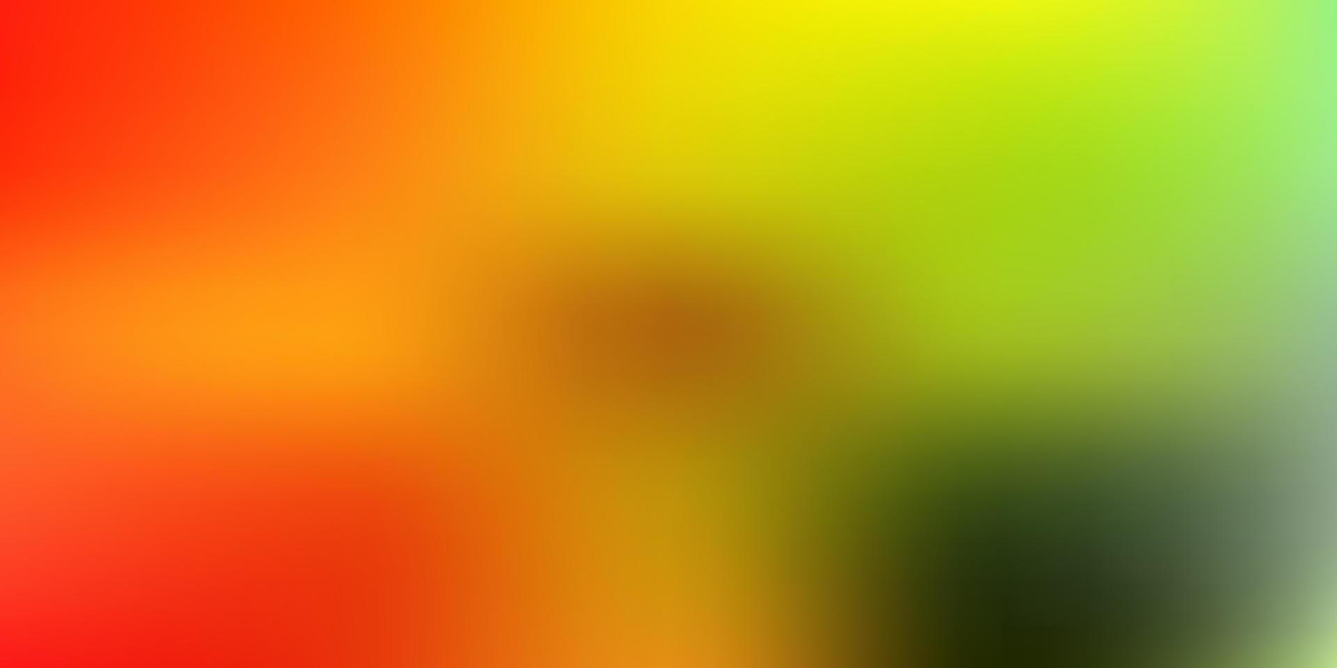 Light green, yellow vector blur texture.