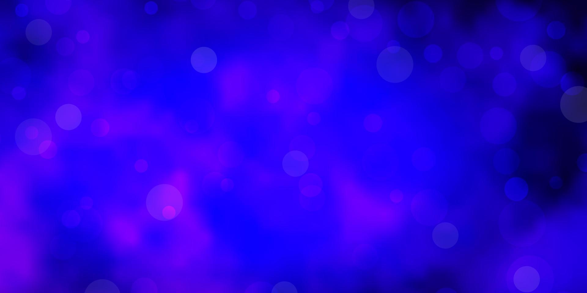 Light Purple vector background with circles.