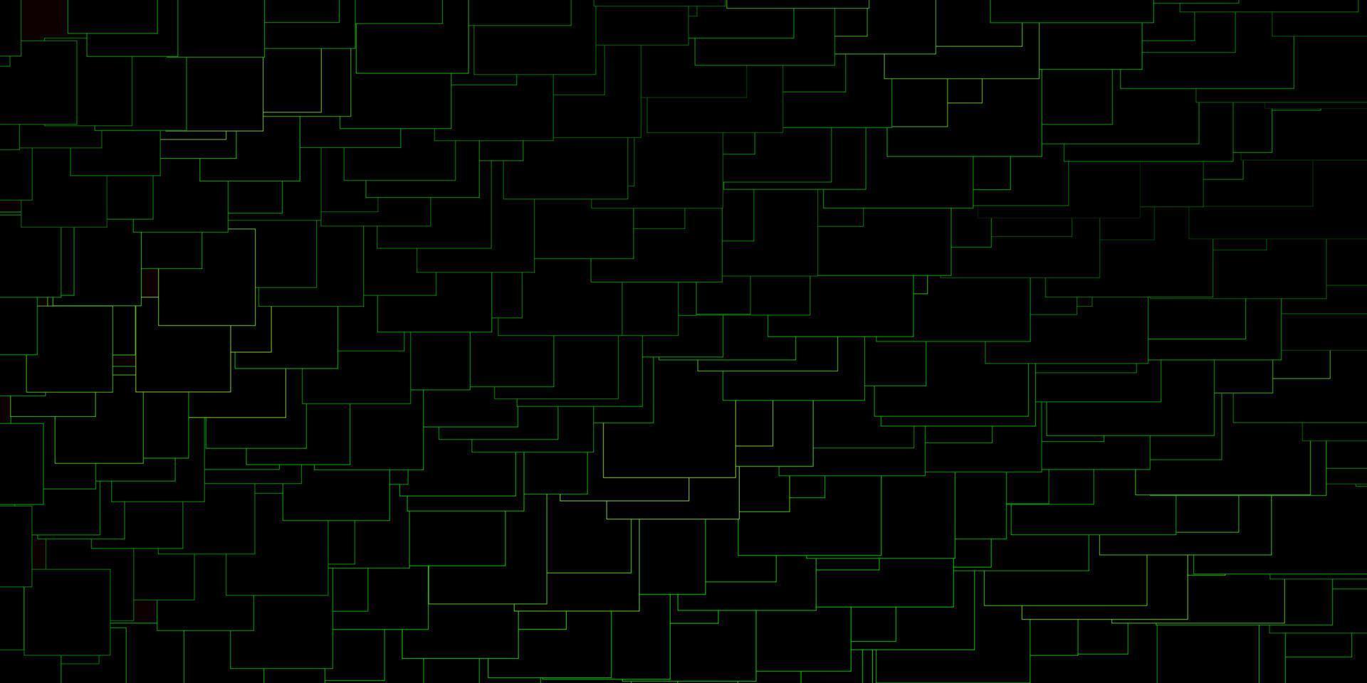 Dark Green, Yellow vector pattern in square style.