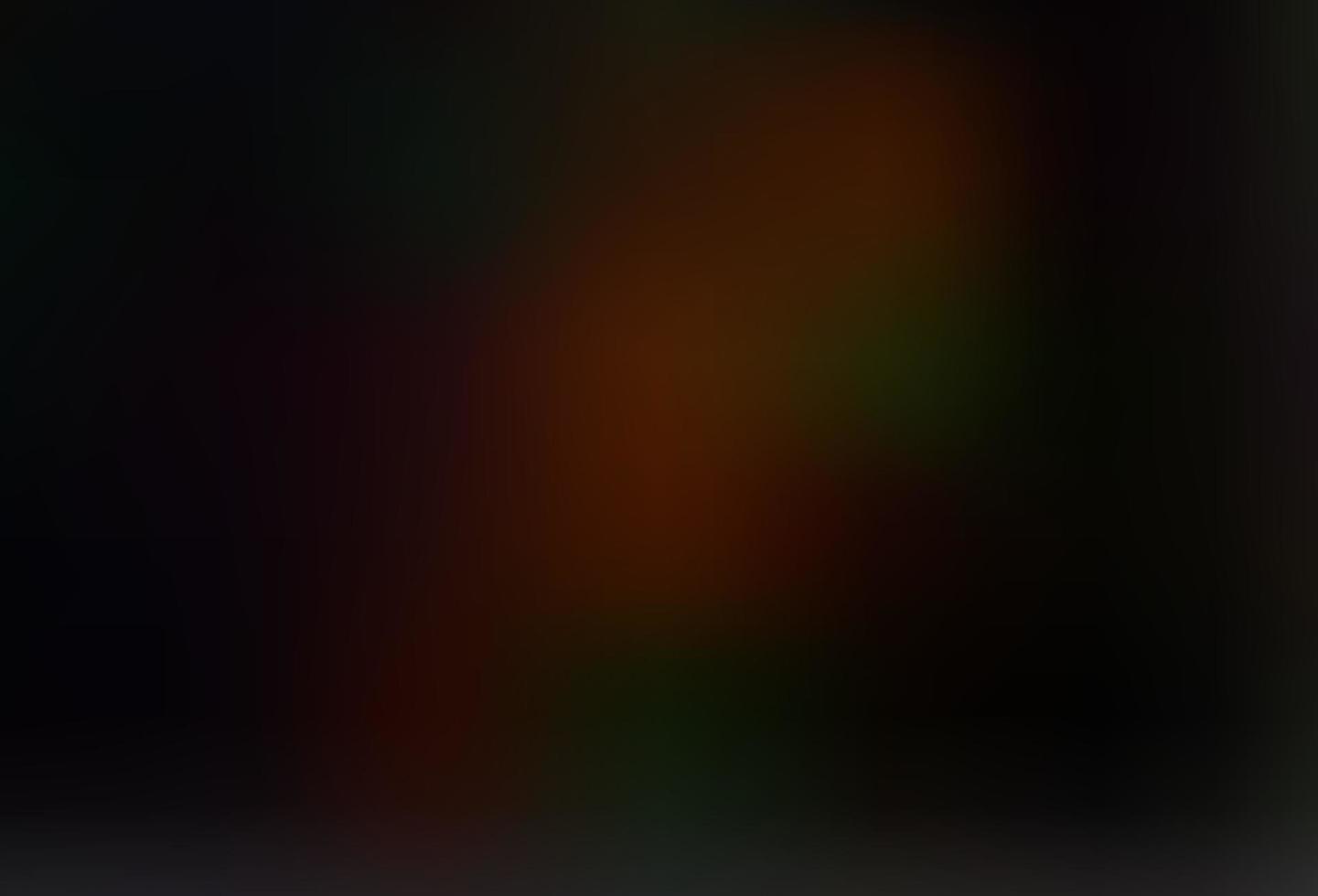 Dark Black vector blurred background.