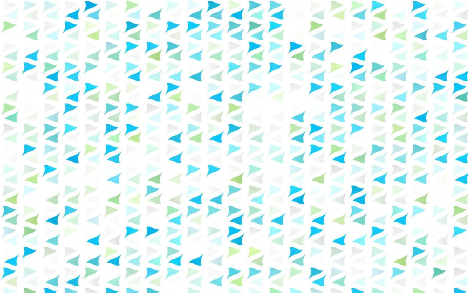 Light Blue, Yellow vector template with crystals, triangles.