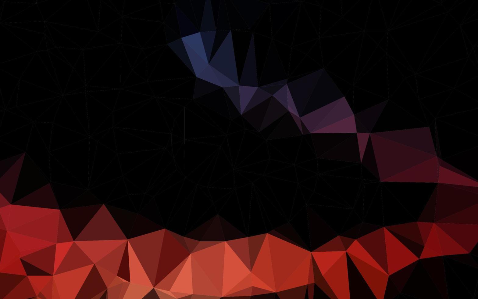 Dark Blue, Red vector triangle mosaic texture.