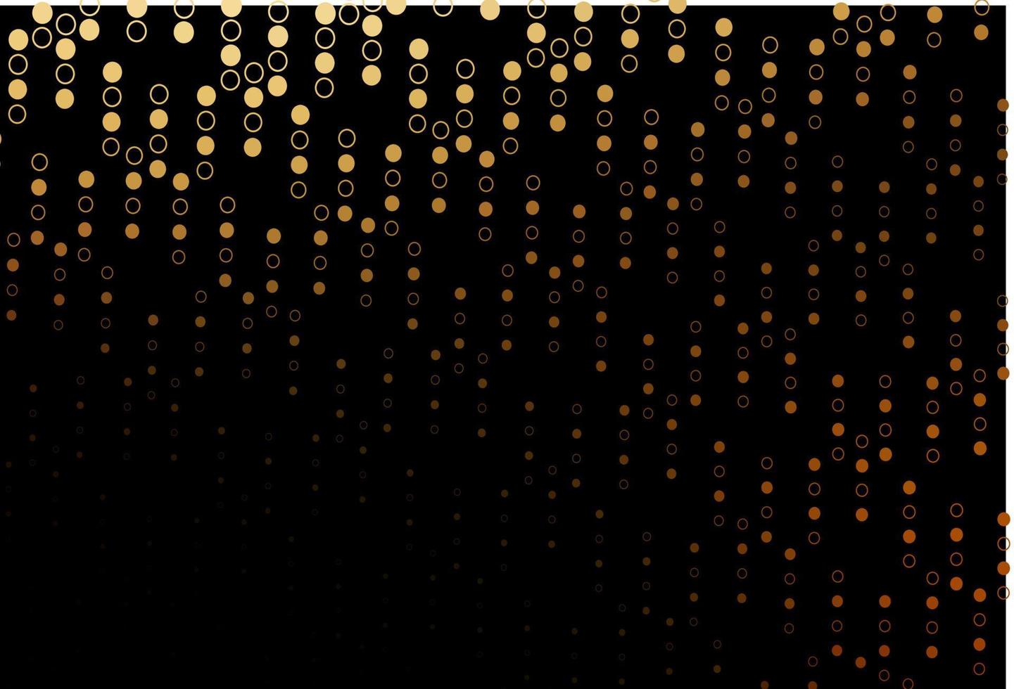 Dark Yellow, Orange vector template with circles.