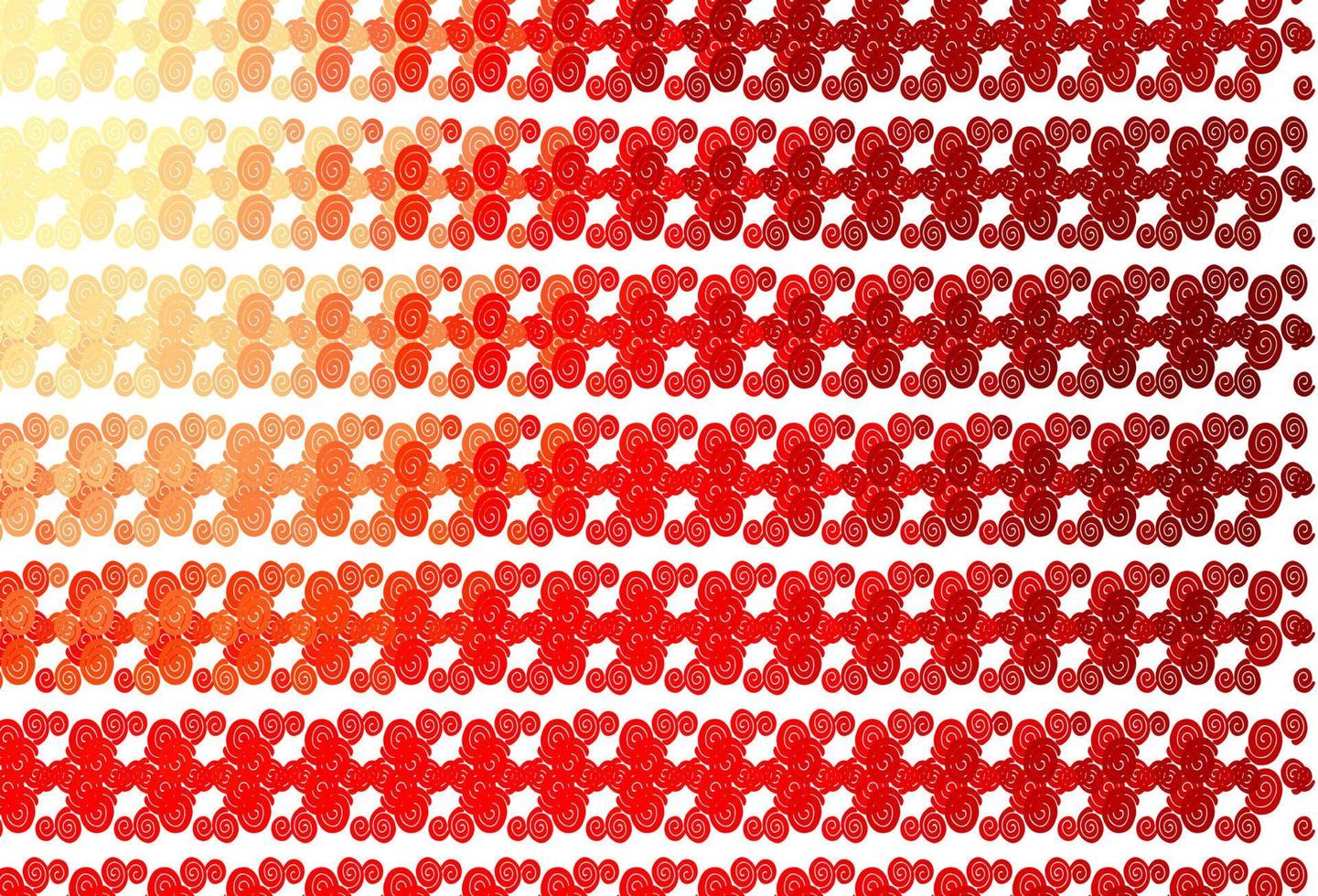 Light Red vector pattern with bubble shapes.