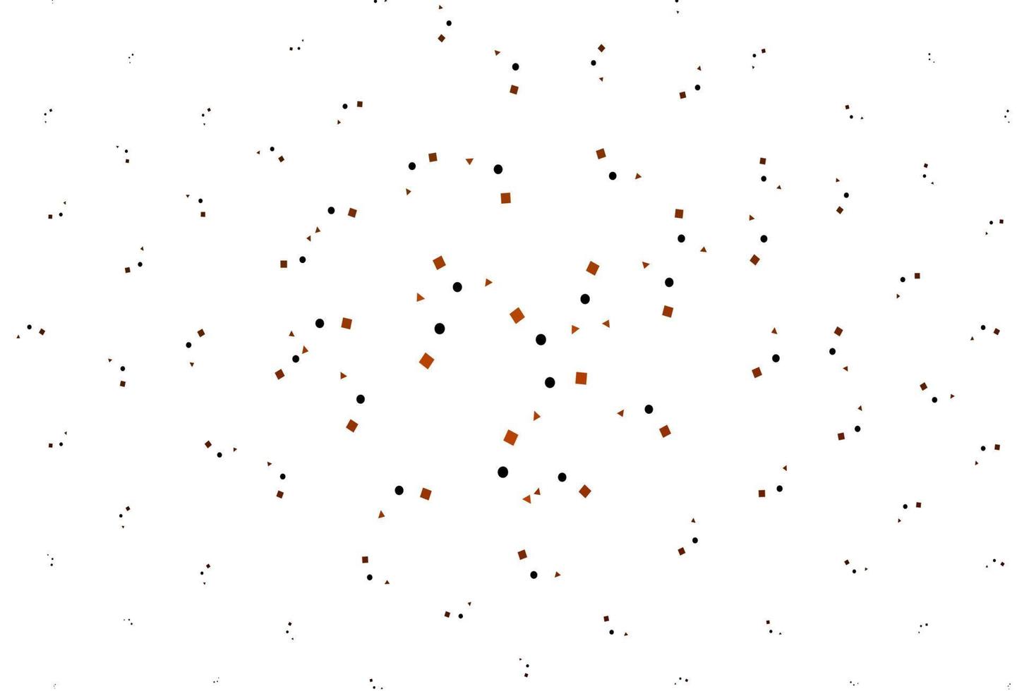 Light Yellow, Orange vector background with triangles, circles, cubes.
