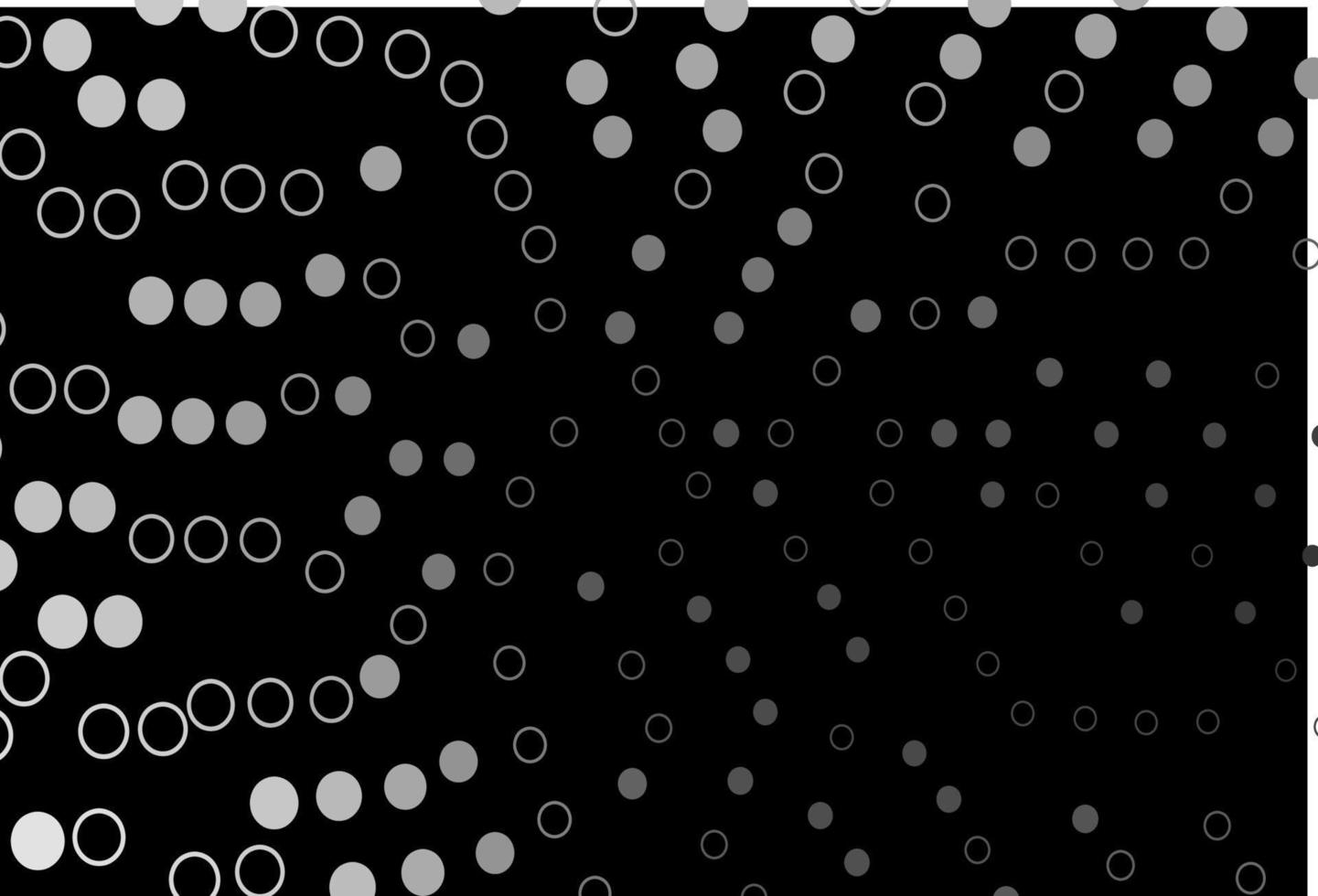 Dark Silver, Gray vector cover with spots.