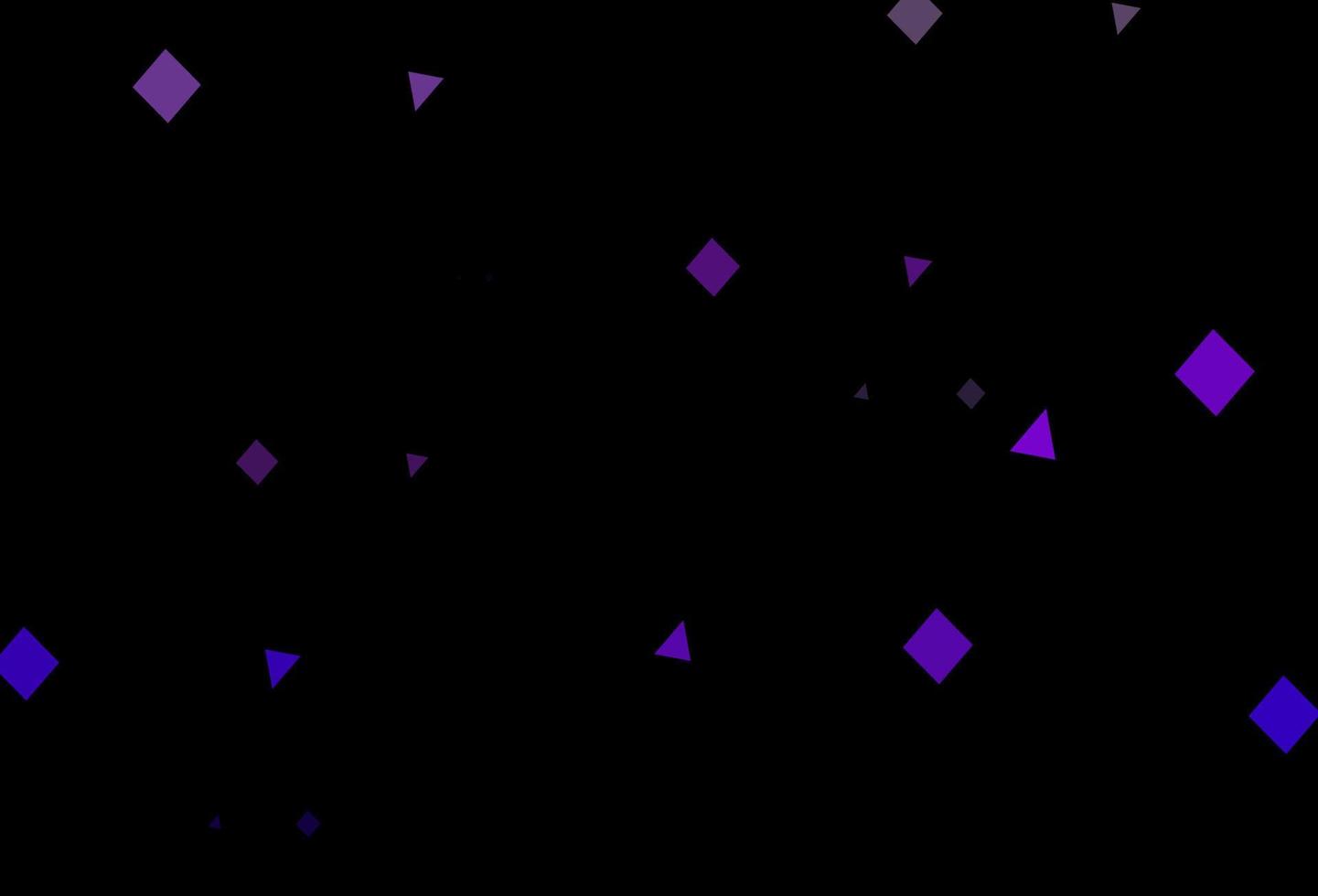 Dark purple vector pattern in polygonal style with circles.