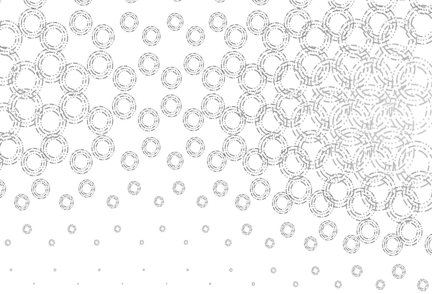 Light silver, gray vector template with circles.