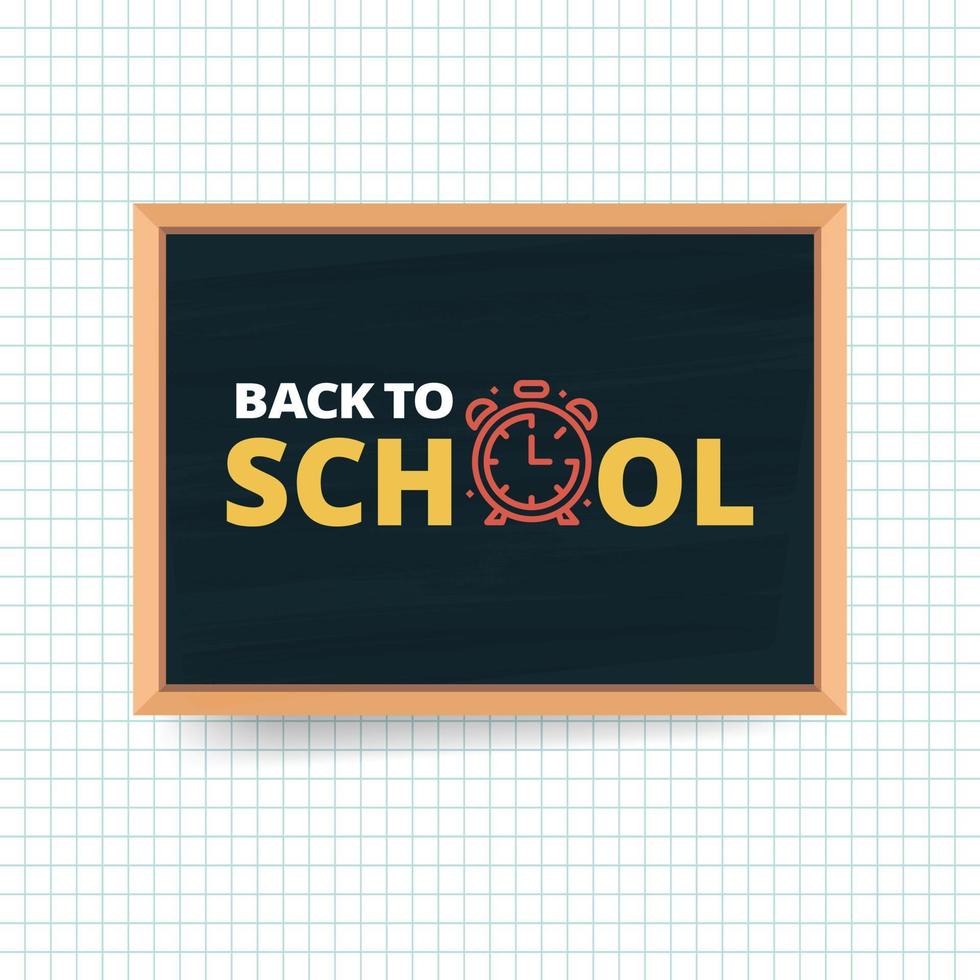 Back to School template for Back to school  Back to school banner and card design vector