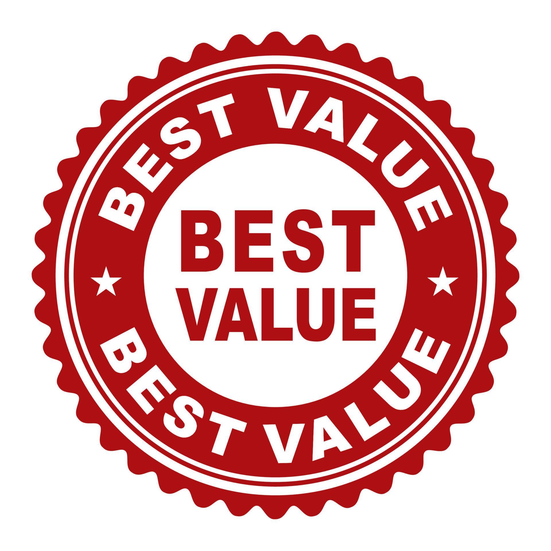 Best Value Stamp Vector on white background. 13438386 Vector Art at
