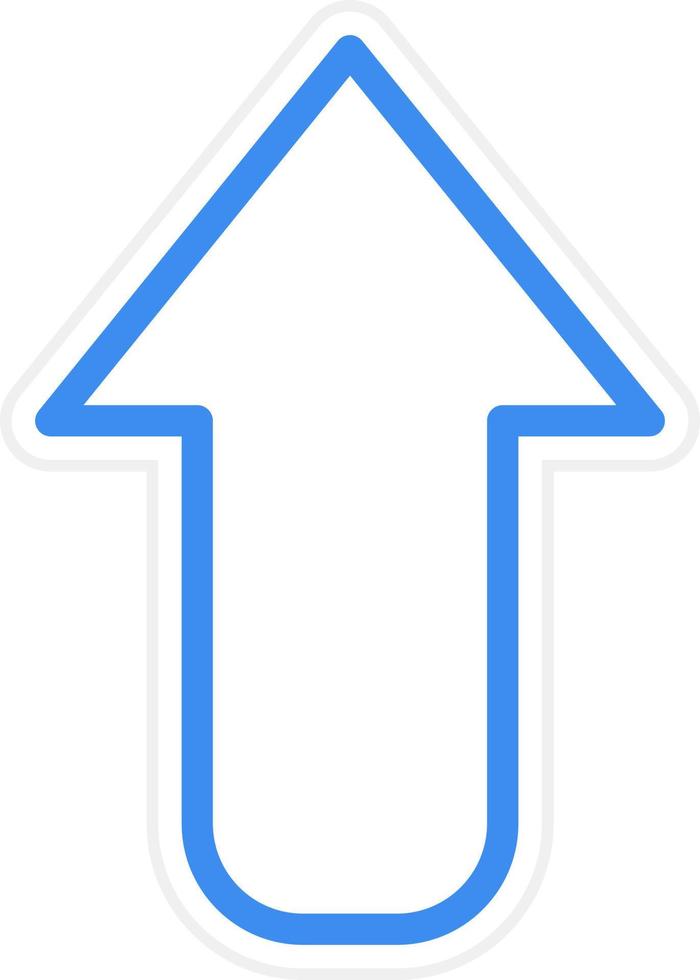 Up Arrow Icon Style vector