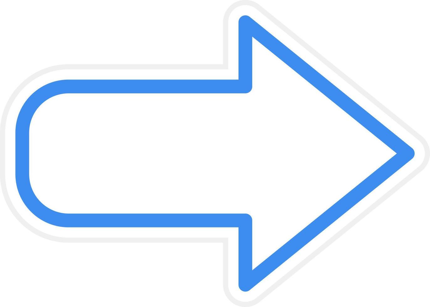 Right Arrow Icon Style vector