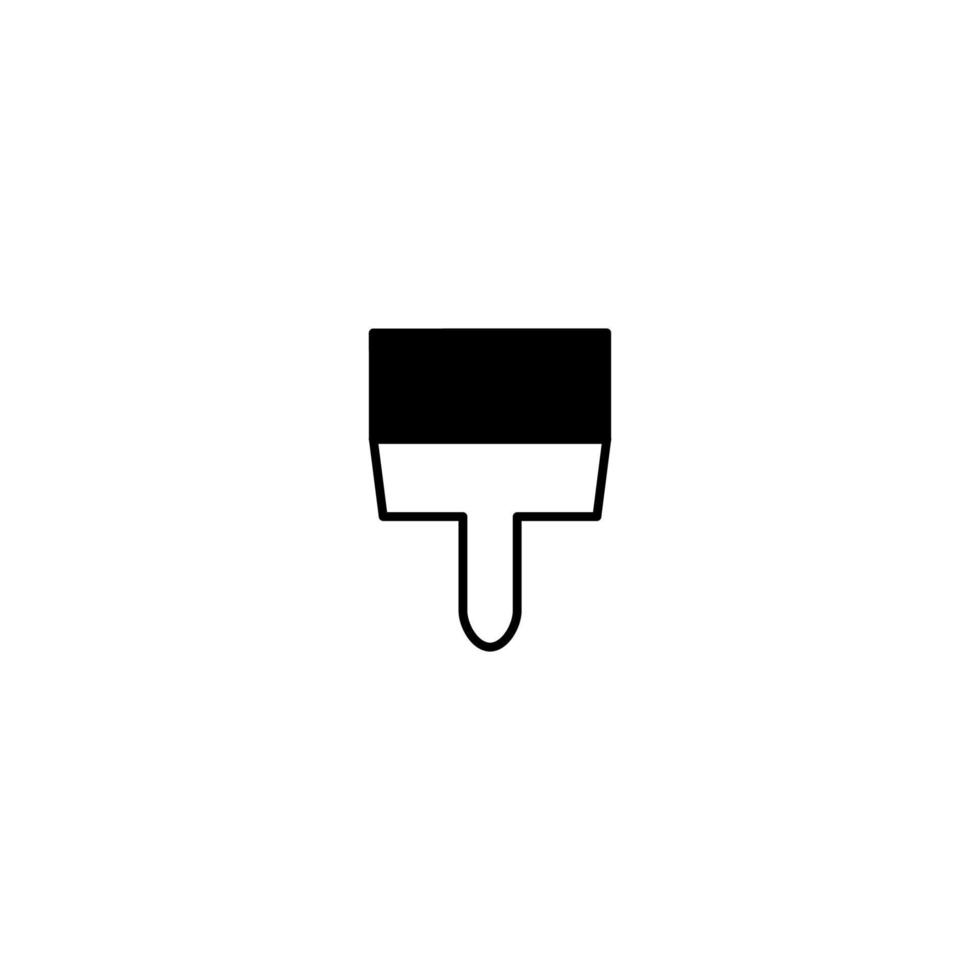 Paint Brush Icon Simple Vector Perfect Illustration