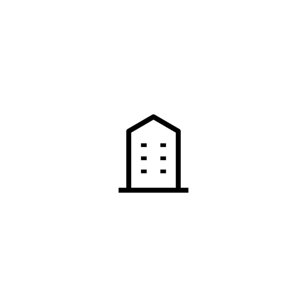 Building Icon Simple Vector Perfect Illustration