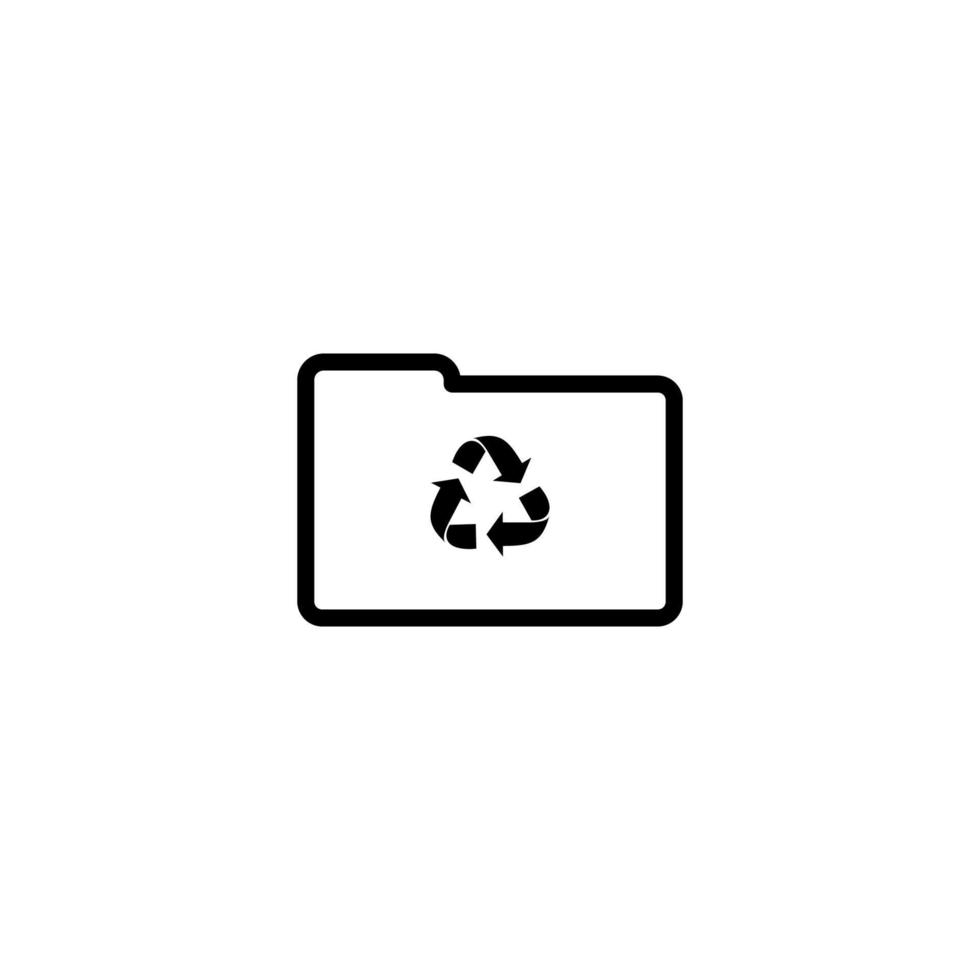 Recycle Icon Simple Vector Perfect Illustration