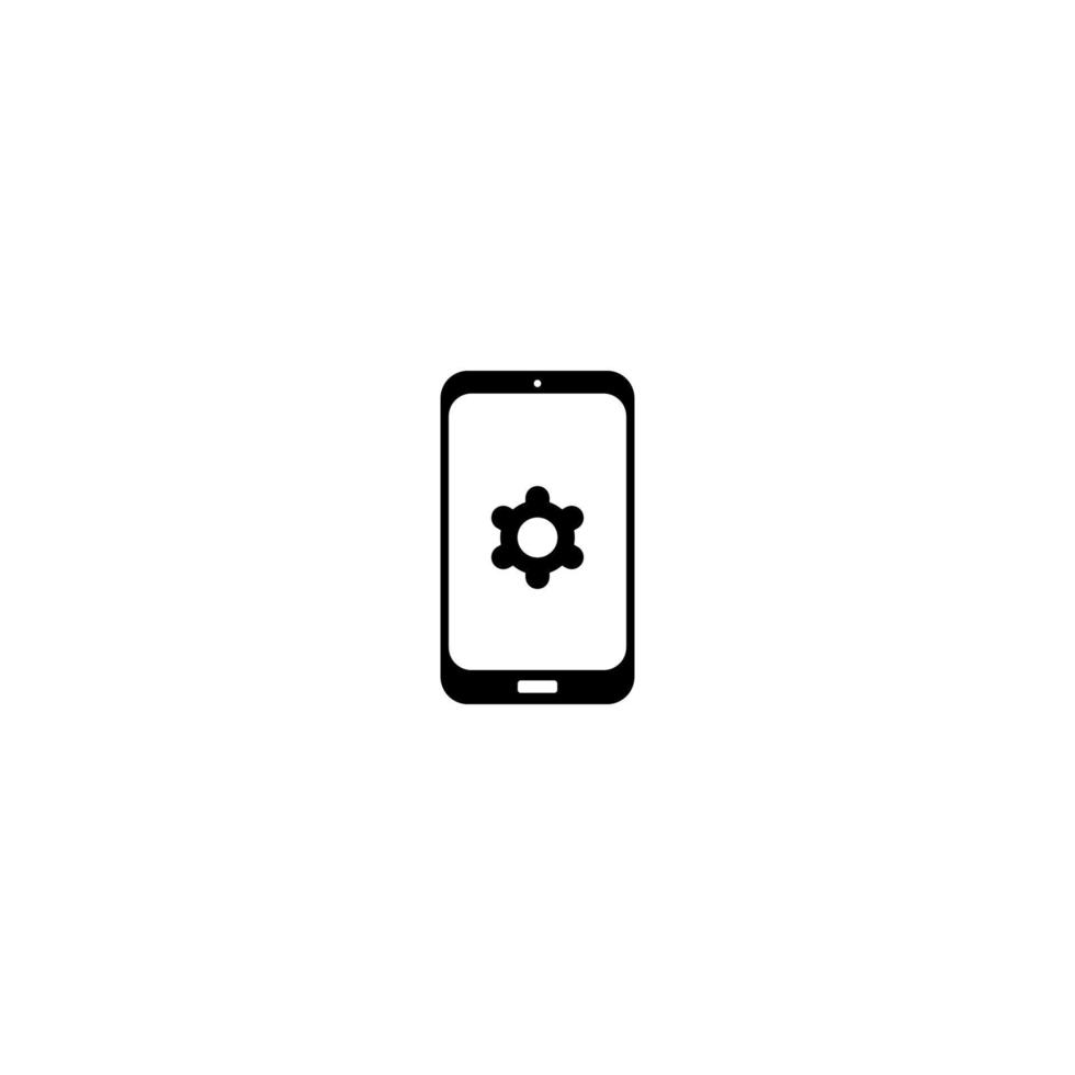 Phone Setting Icon Simple Vector Perfect Illustration