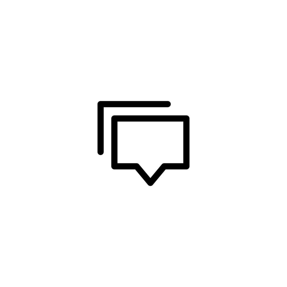 Bubble Chat Icon Simple Vector Perfect Illustration