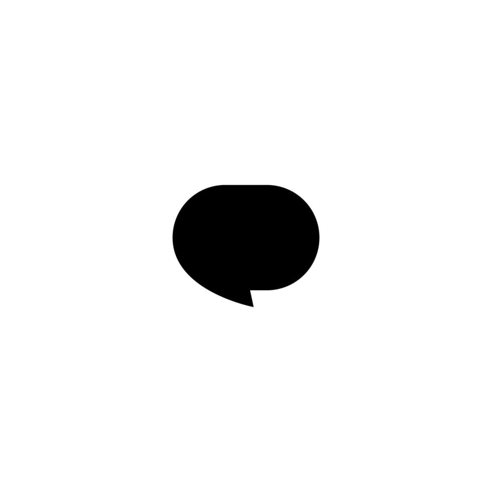 Bubble Chat Icon Simple Vector Perfect Illustration