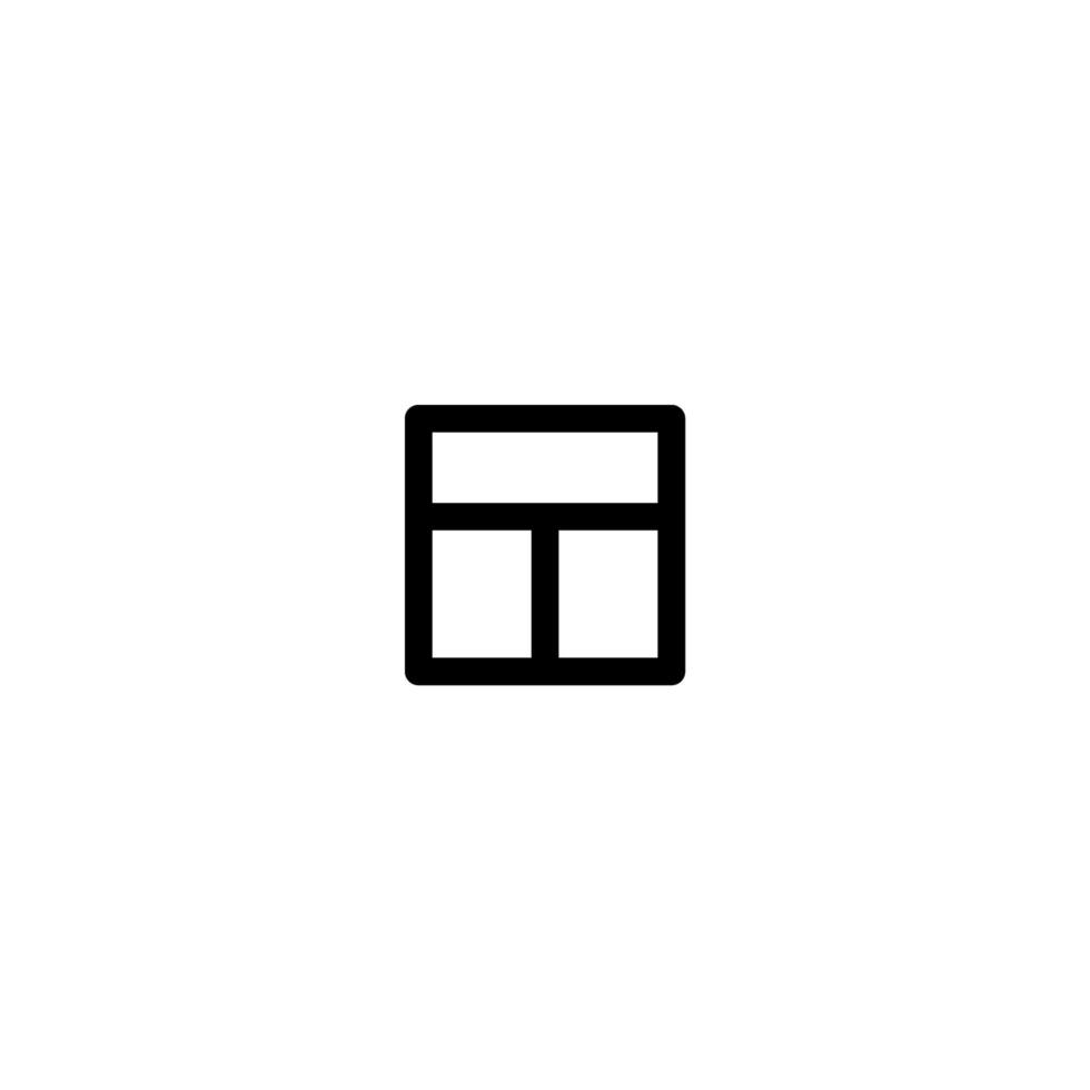 Layout Icon Simple Vector Perfect Illustration