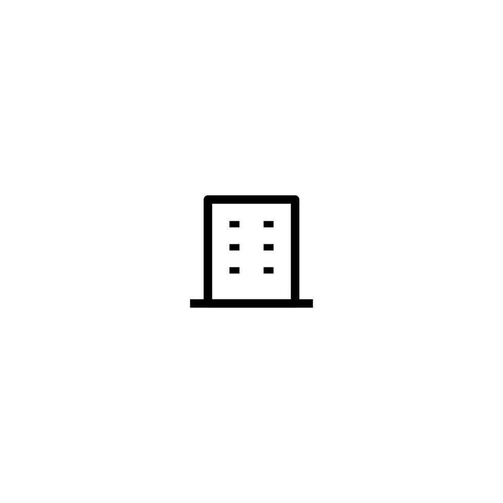 Building Icon Simple Vector Perfect Illustration