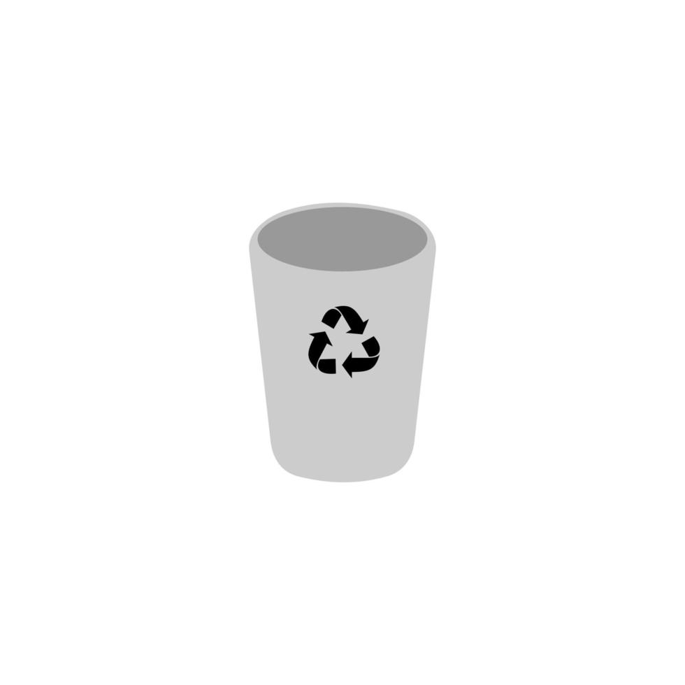 icono de reciclaje simple vector ilustración perfecta