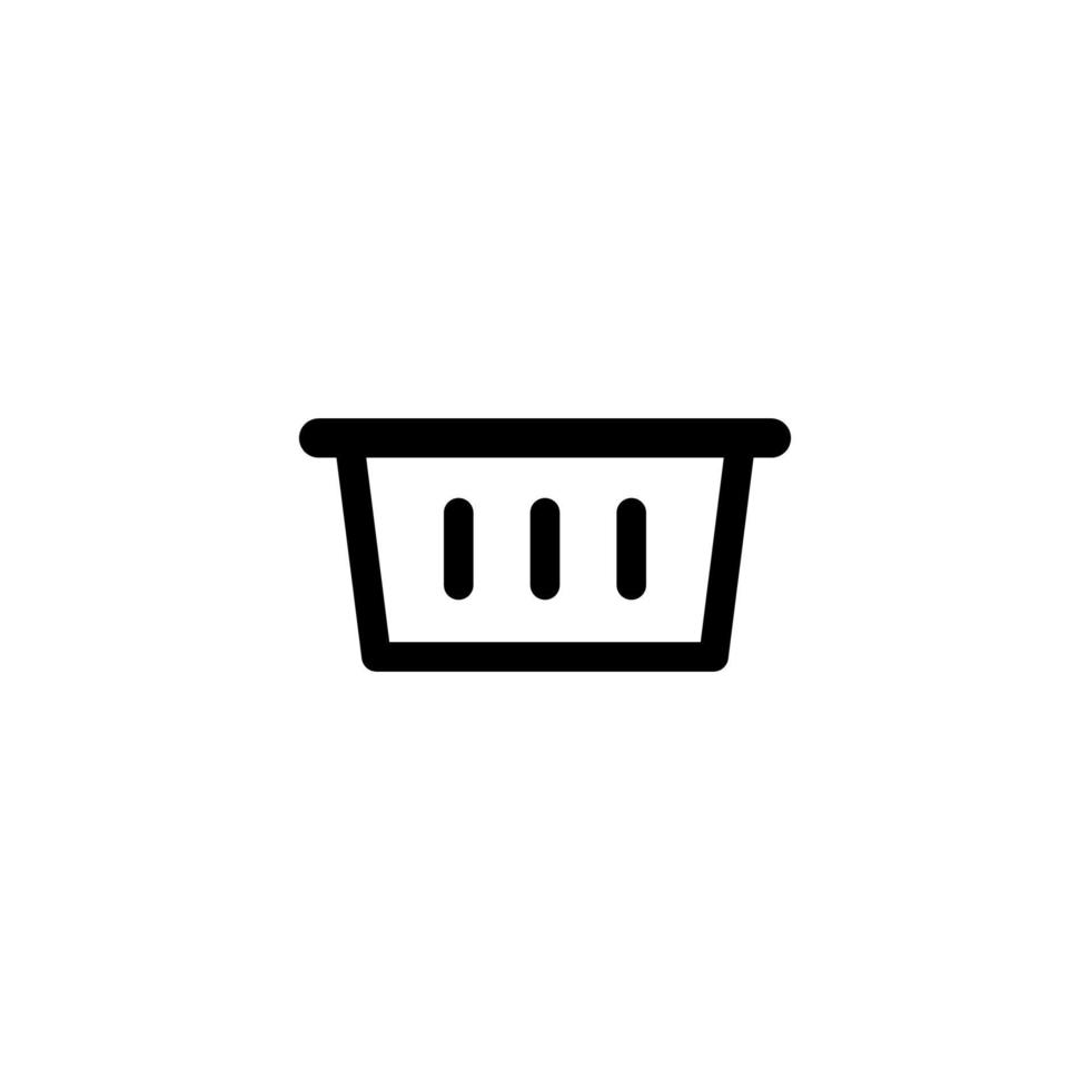 Shopping Basket Icon Simple Vector Perfect Illustration