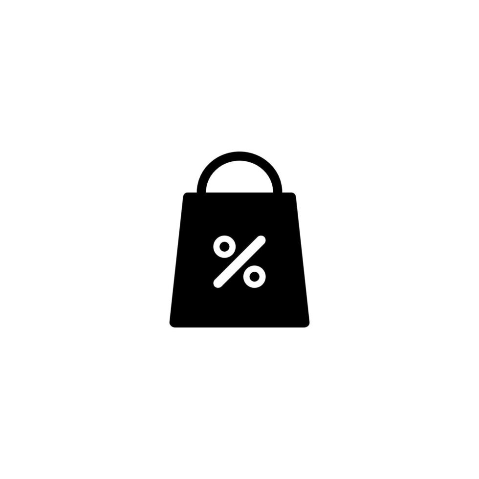 Shopping Bag Icon Simple Vector Perfect Illustration