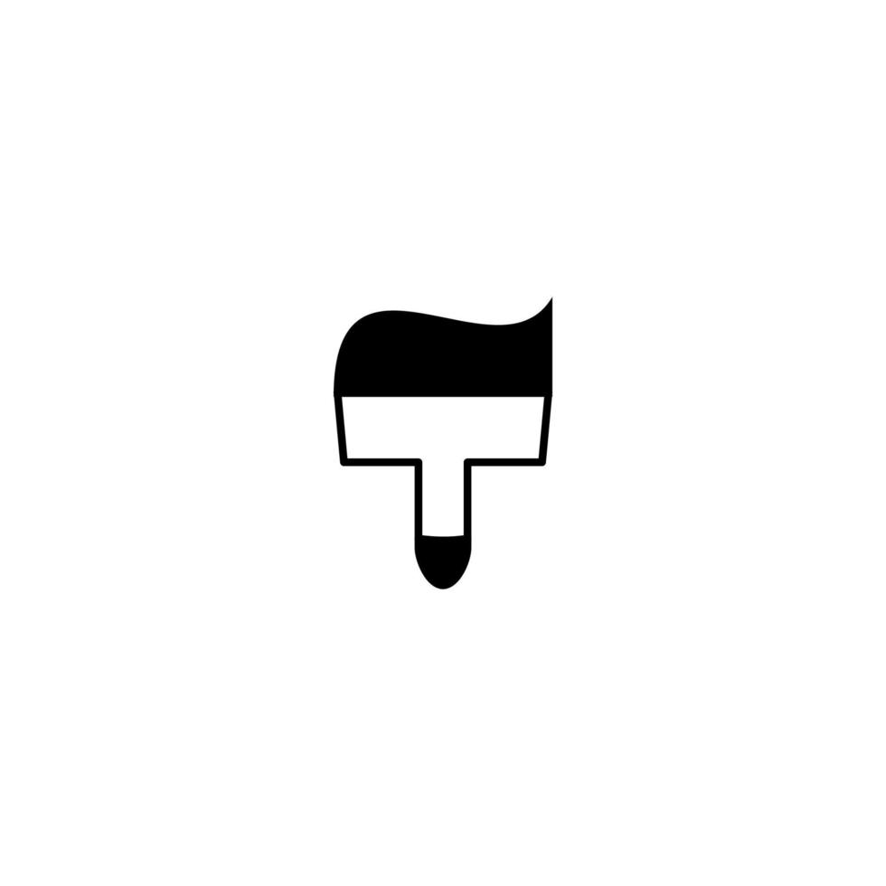 Paint Brush Icon Simple Vector Perfect Illustration